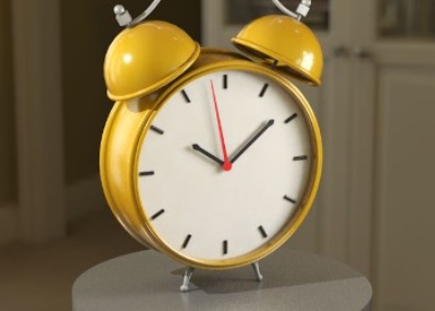 C4D练习，绘制和渲染一个闹钟